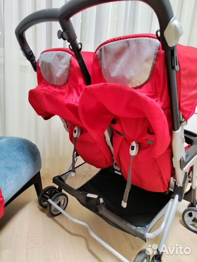 Коляска трость peg perego twin для двойни