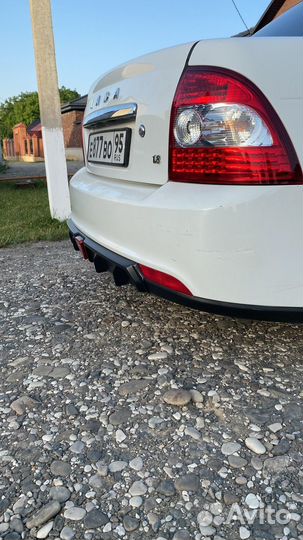 Задний бампер priora