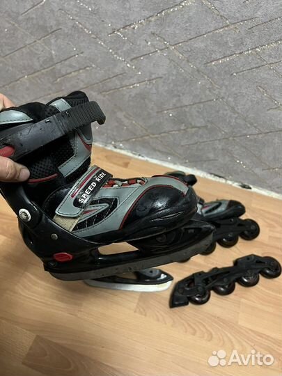 Коньки ролики 2 в 1