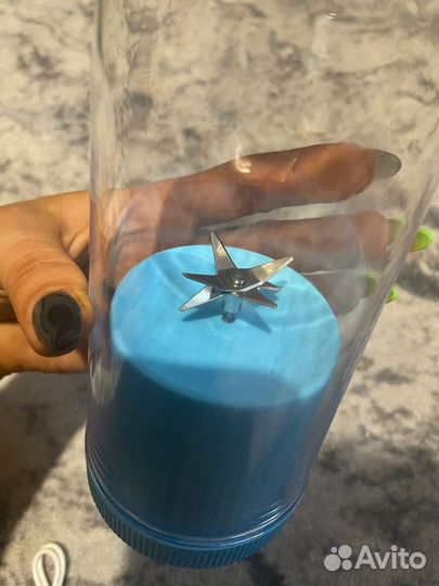 Портативный блендер mini juice 6 лезвий