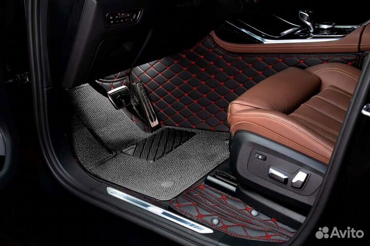 3D Коврики BMW Салон Багажник из Экокожи