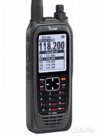 Авиационная рация icom IC-A25N С GPS