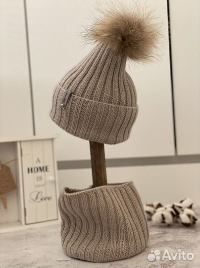 Шапка с ушками, чепчик, снуд, котошапка