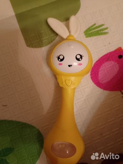 Погремушка музыкальная заяц