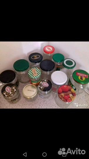 Банки с винтовыми крышками,без крышек-5р.3л20р