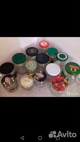 Банки с винтовыми крышками,без крышек-5р.3л20р