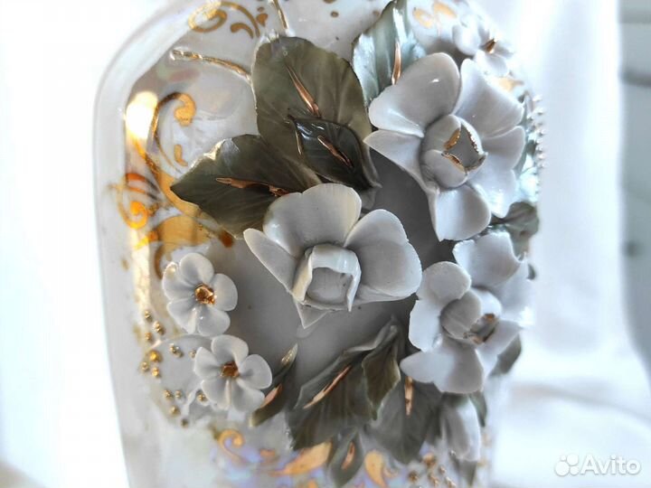 Ваза Кисловодский фарфор Феникс ручная работа