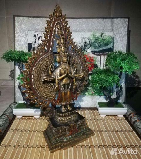 Статуэтка Будда Авалокитешвара многоликий 11 голов