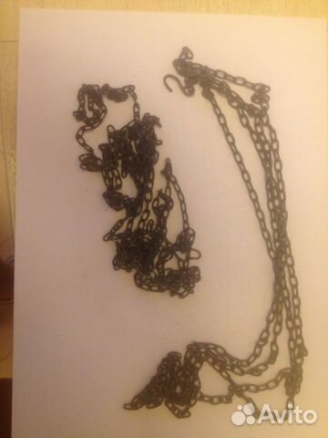 Латунные старинные цепи для ходиков, лампад