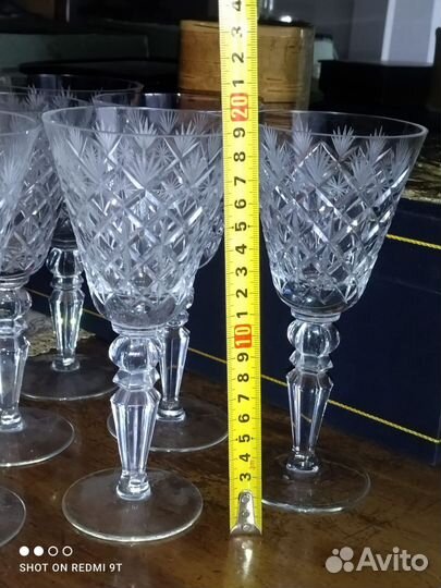 Фужеры хрустальные СССР