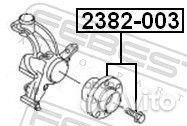 Ступица в сборе передняя skoda octavia II 2004