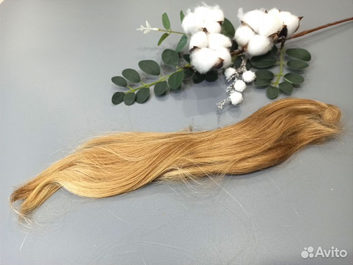 Волосы натуральные срез