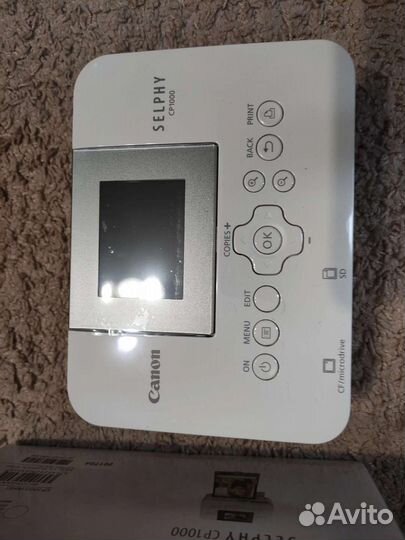 Компактный фотопринтер Canon selphy cp1000