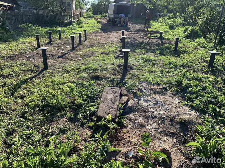 Винтовые сваи Монтаж фундамента на винтовых сваях