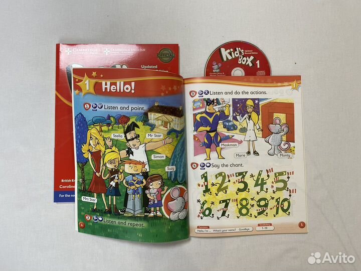 Kids Box 1/ комплект (AB,PB,CD) новый