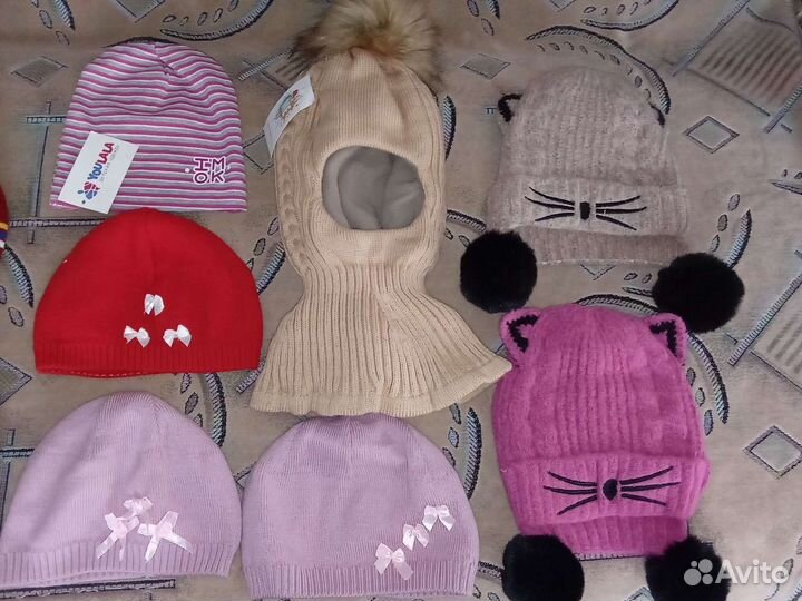 Новые шапки на девочек