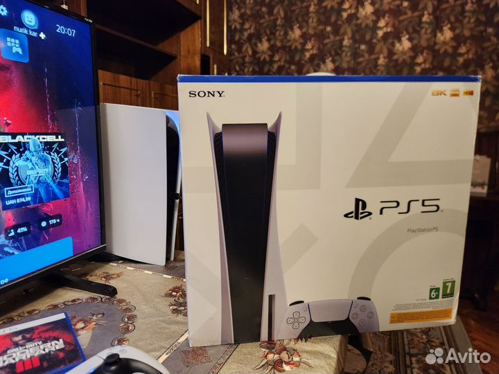 Sony playstation 5 PS5 с дисководом