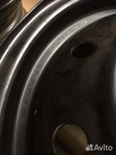 Диски штампованные hyundai/kia R15 5/114.3