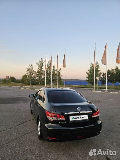 Nissan Almera 1.6 МТ, 2015, 211 000 км