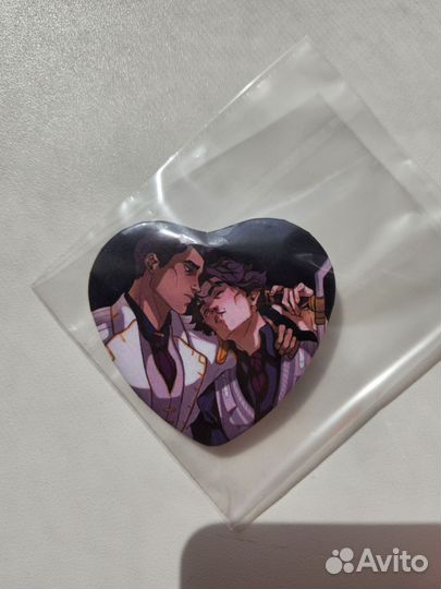 Значок сердечко Аркейн - Джейс и Виктор