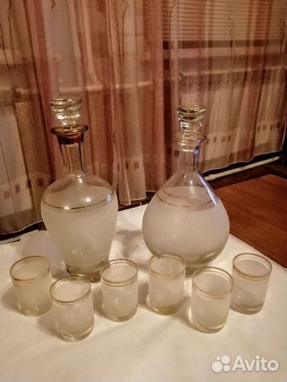 Графины, стопки СССР