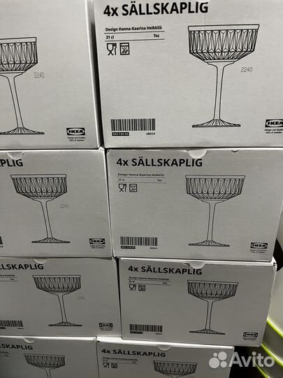 Бокалы для шампанского IKEA