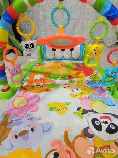 Развивающий коврик с пианино музыкальный