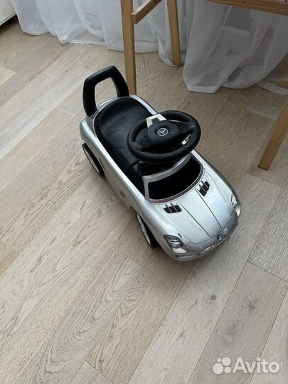 Мотоцикл и машинка толокар мерседес