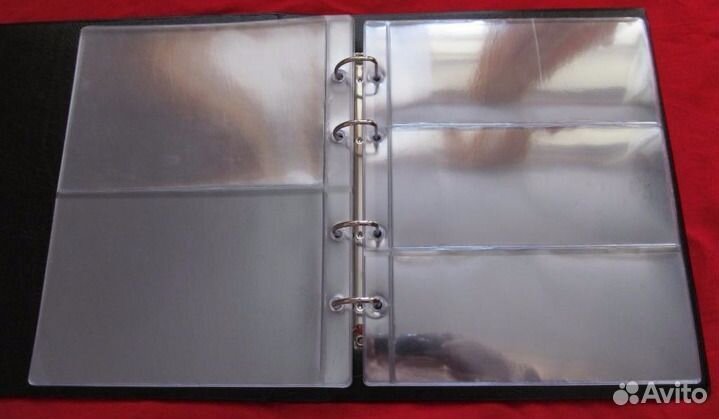 Альбом для банкнот с 10 листами. Новый