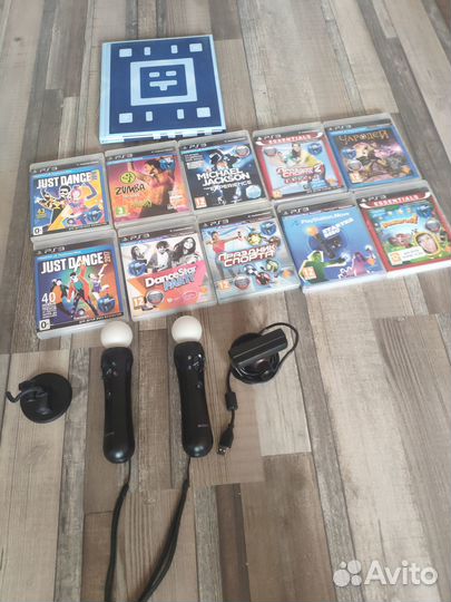 2 мува move + диски книга для Sony PlayStation 3