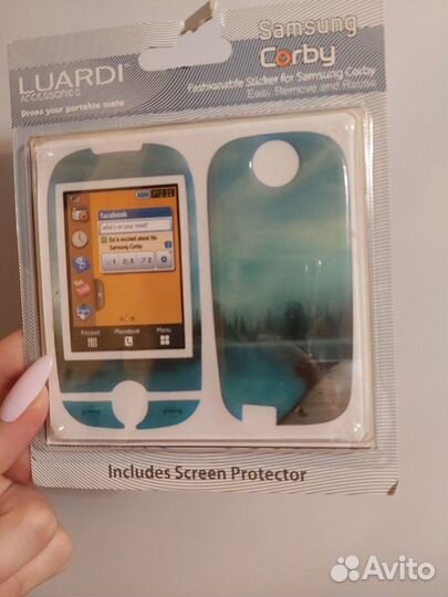 Защитные наклейки на корпус телефона SAMSUNG Corby