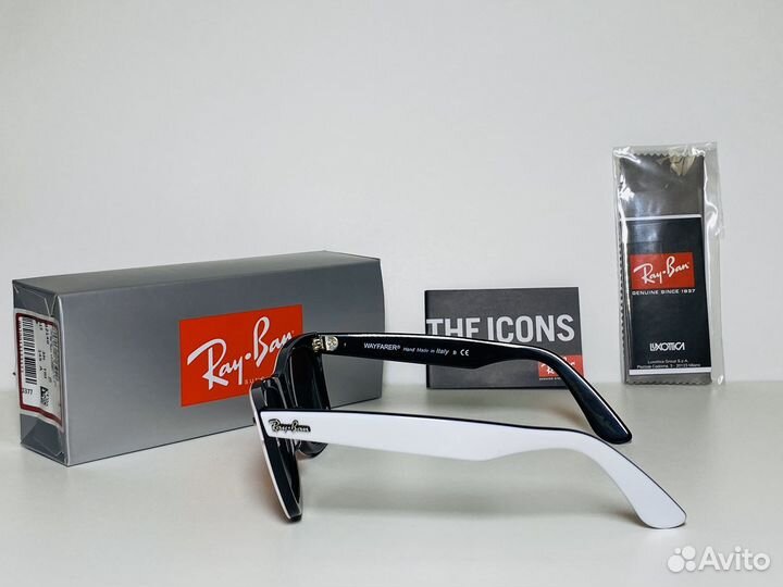 Очки Ray Ban Wayfarer 2140 956 двухцветные