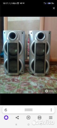 Сабвуфер Рanasonic sb-wvk91 Большой 100 Ватт