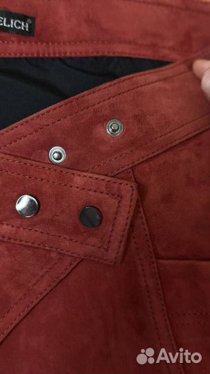 Кожаная юбка