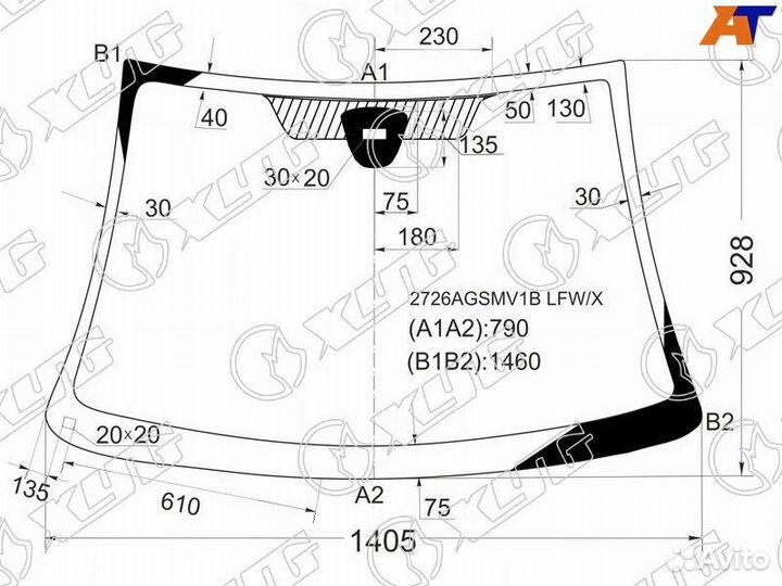 Лобовое стекло на Citroen C3 02-09