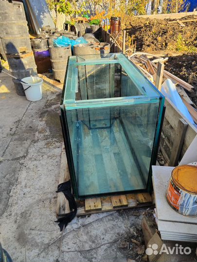 Аквариум 300литров из бронированного стекла 15 мм