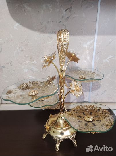 Ваза для конфет стекло 2шт