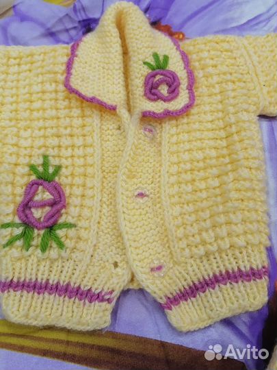 Костюм вязаный детский