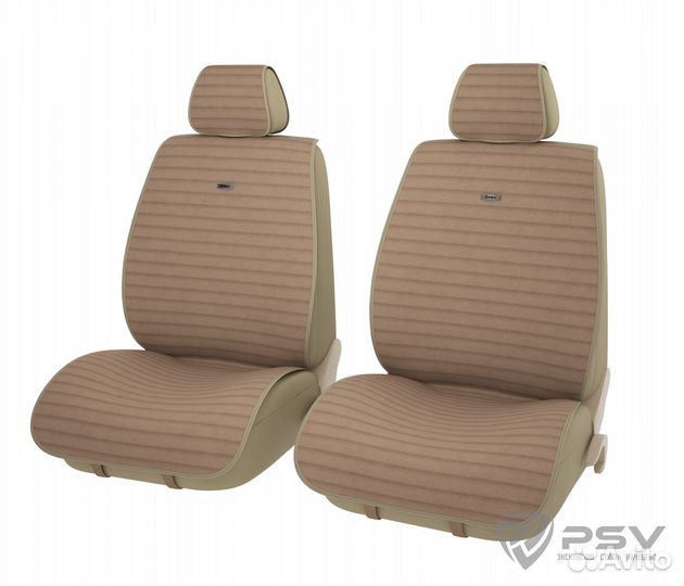 Накидки PSV Strip 2 front (Бежевый), 2 шт