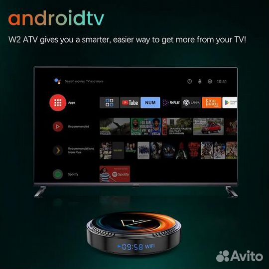 Андроид тв приставка с голосовым пультом