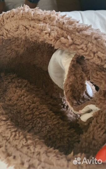 Шапка с ушками - балаклава для подростка