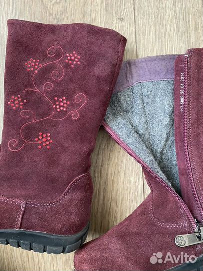 Димесезонные сапоги для девочки Antilopa 28