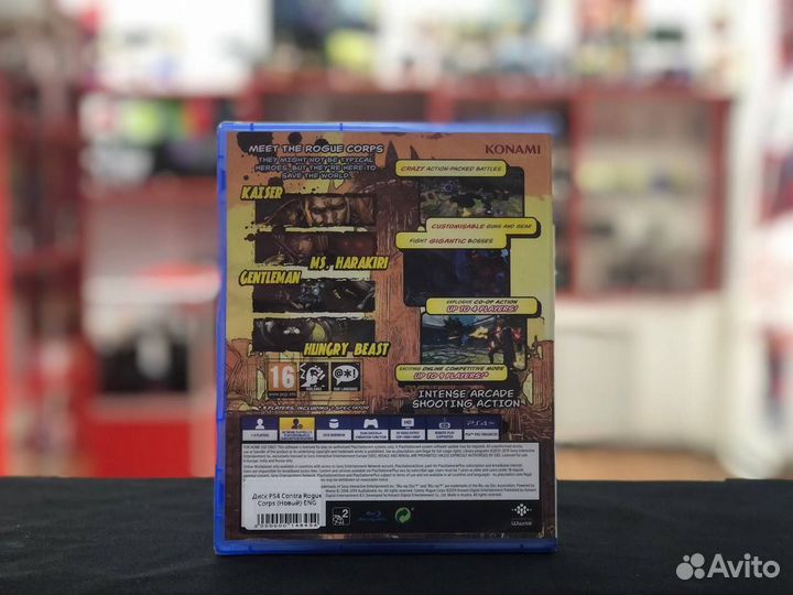Диск PS4 Contra Rogue Corps (Новый) ENG