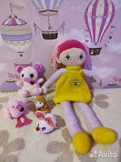 Мягкие игрушки пакетом