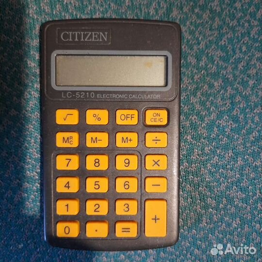 Калькулятор,работающий,времён СССР Японский