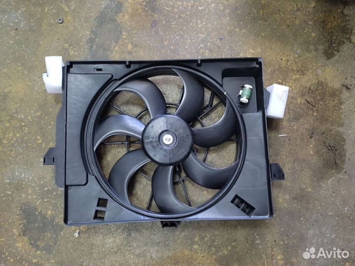 Электровентилятор Hyindai Solaris KIA Rio (10)