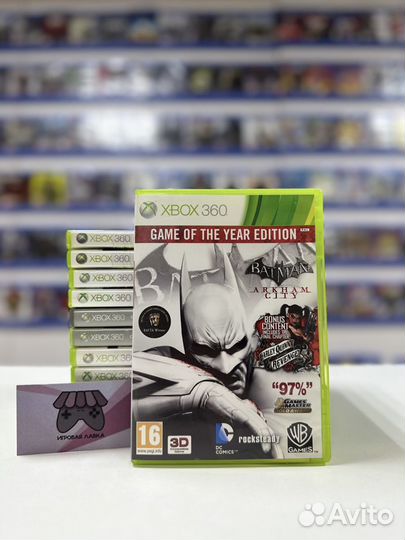 Игры на xbox 360: Batman Arkham city goty