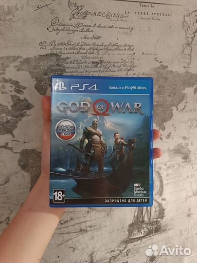 Диски на ps4 god Of War