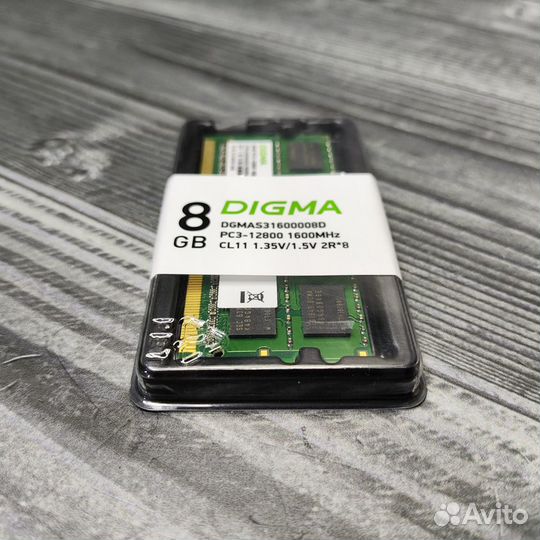 Оперативная память ddr3 для ноутбука Digma 8Gb