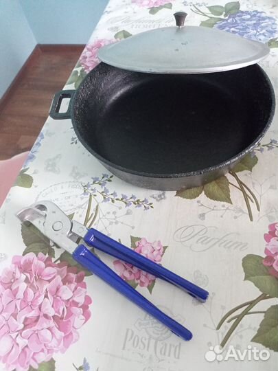 Чугунная сковорода СССР советская
